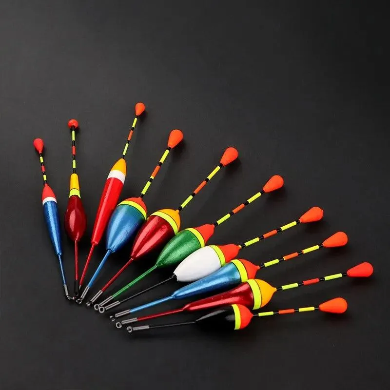 10-Piece Ocean Rock Fishing Float Set by