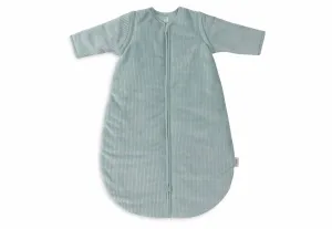 Baby Sleeping Bag with Removable Sleeves Round 110cm Rib - Sea Green