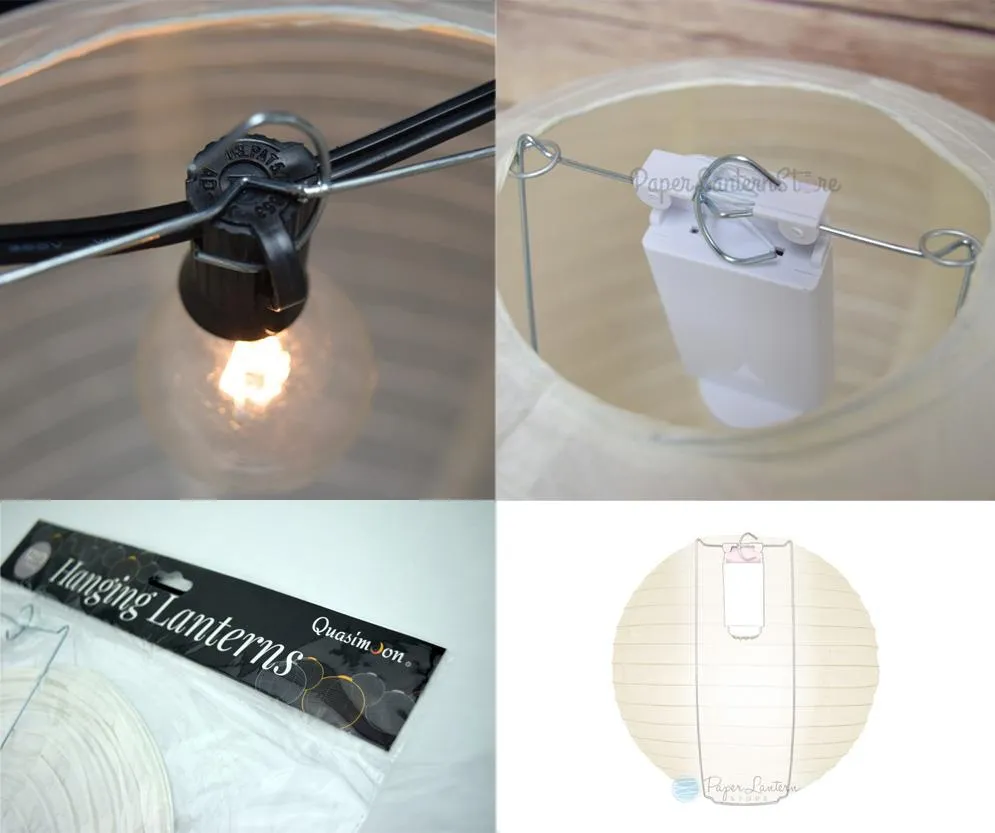 BLOWOUT 4" Pink Round Shimmering Nylon Lantern, Even Ribbing, Hanging Decoration (10 PACK) (String Light Sold Separately)