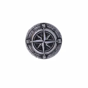 Compass Rose Lapel Pin