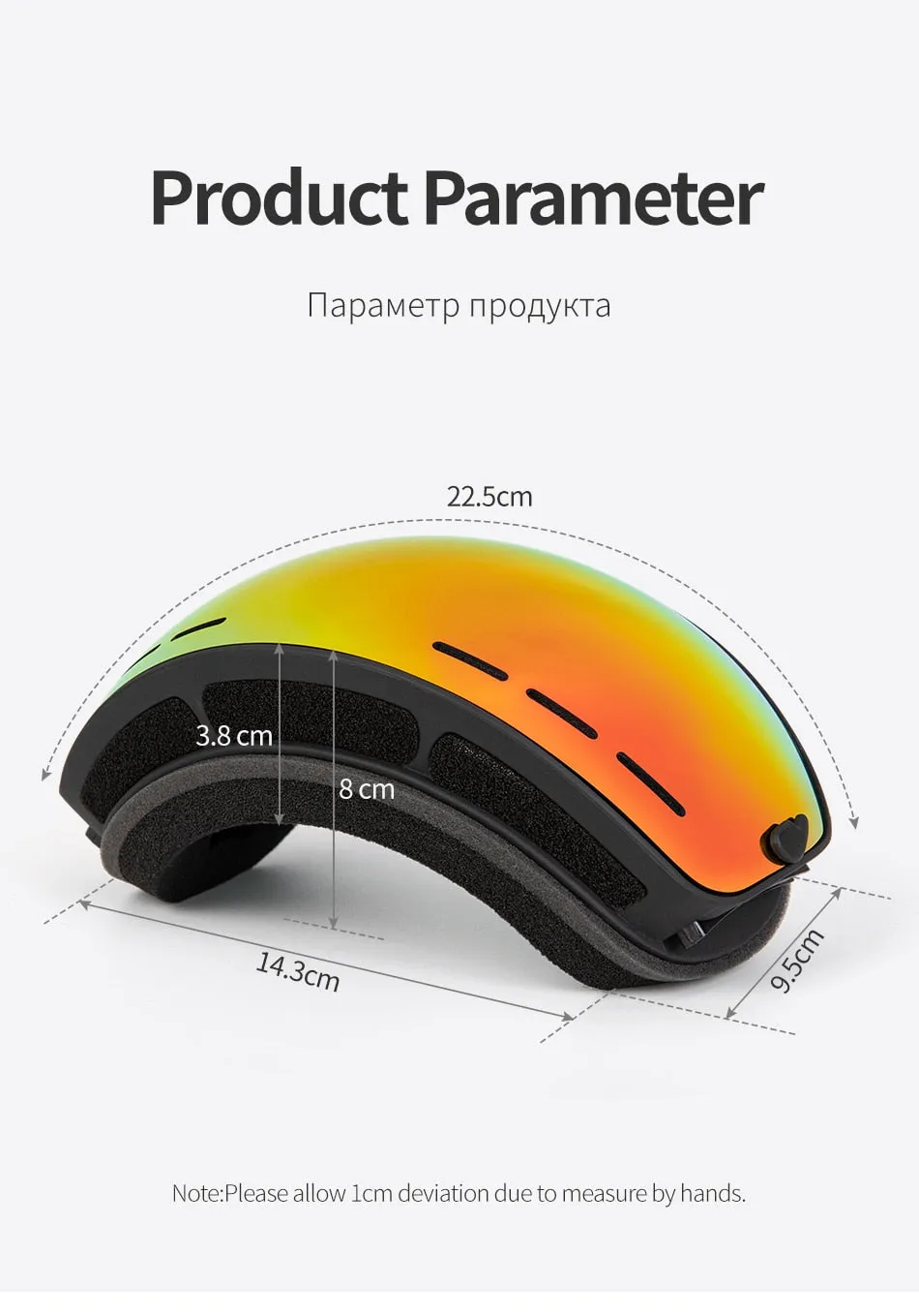 COPOZZ Ski Snowboard Goggles