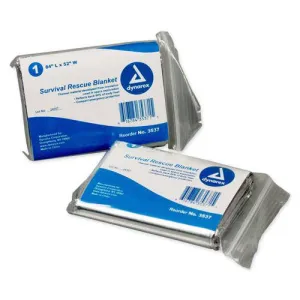 Emergency Survival Rescue Foil Blanket 84x52"