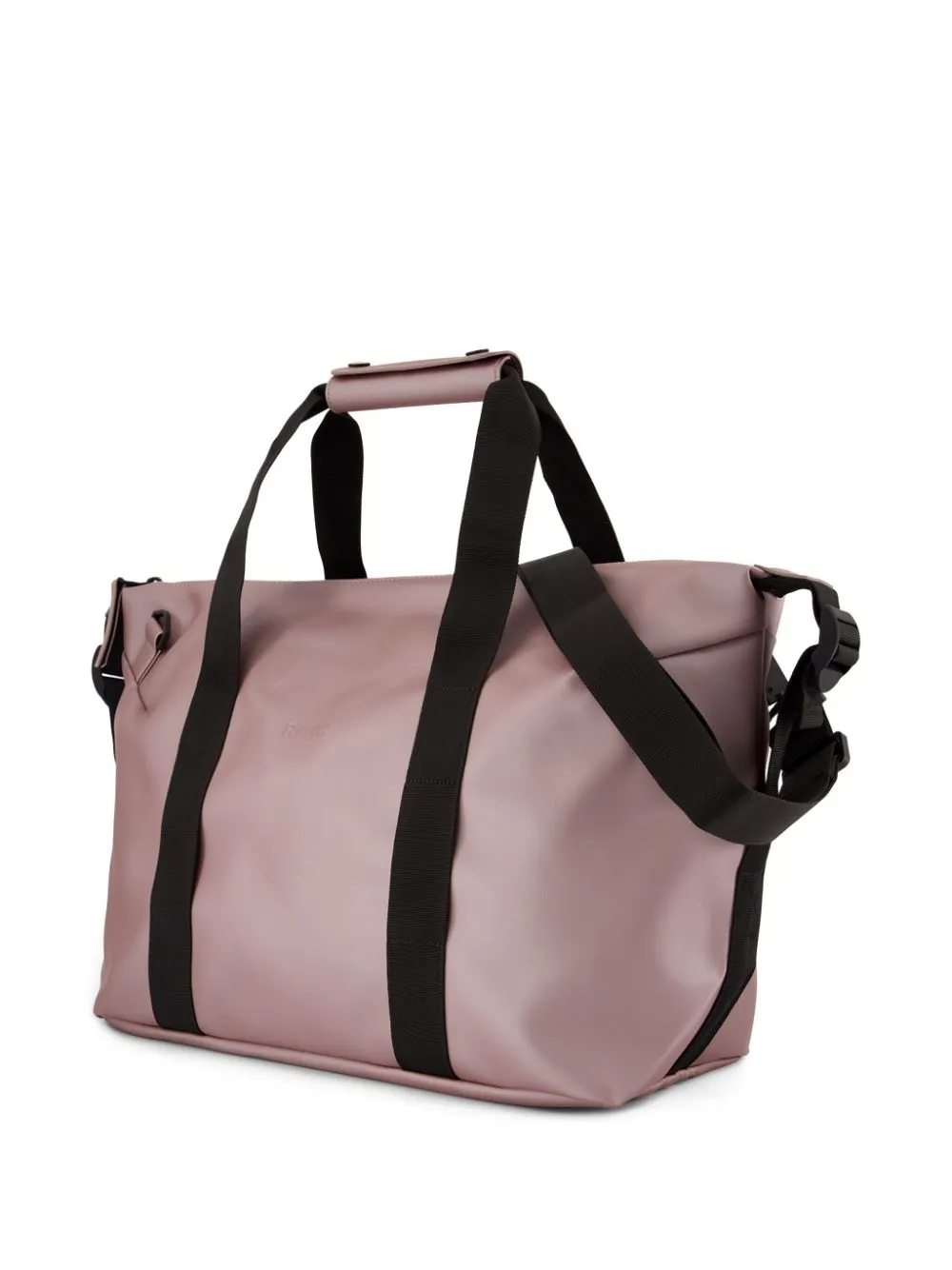 Hilo debossed-logo luggage bag