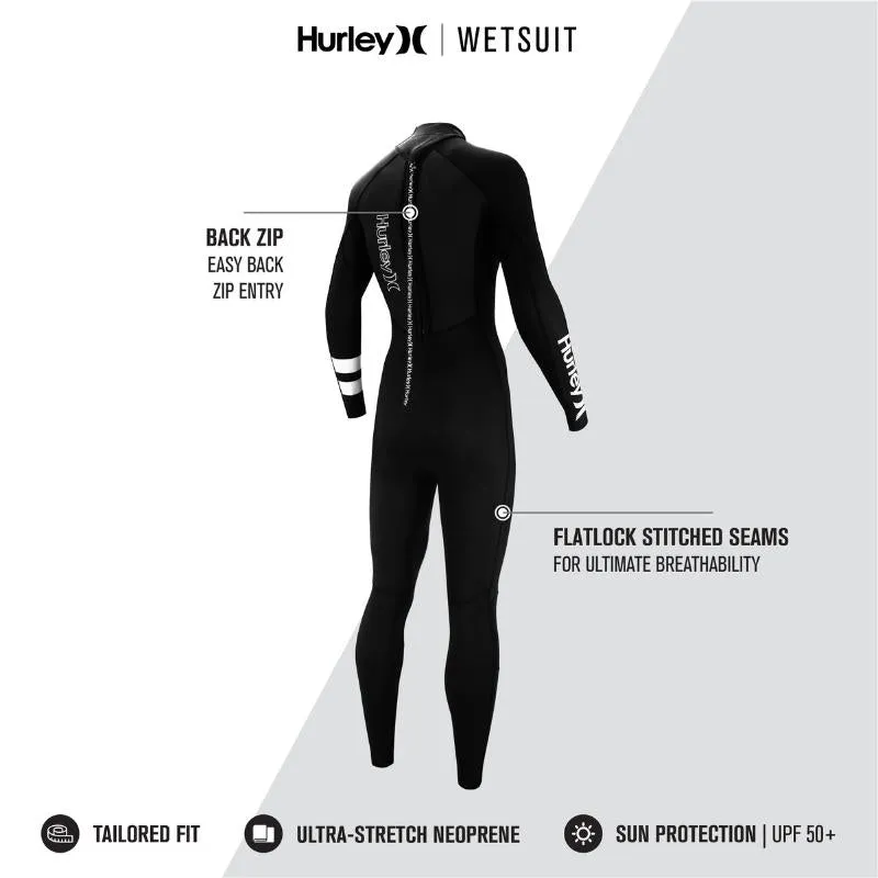 Hurley Fusion Wetsuits Women 302 Back Zip