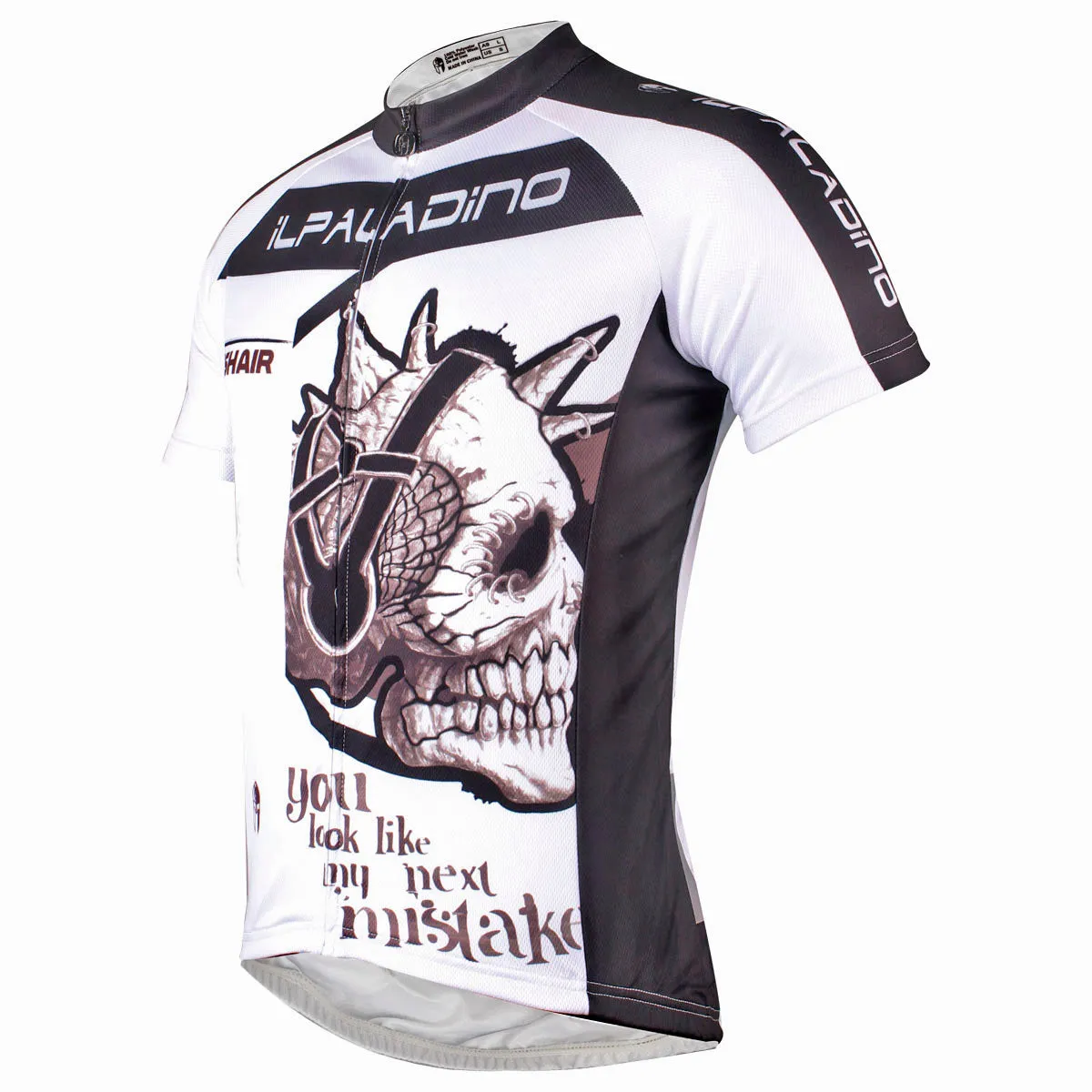 ILPALADINO Music Skull Men's Cycling Jersey Mountain Bike Fits Cycling Apparel for Summer Exercise Bicycling Pro Cycle Clothing Outdoor Sports Leisure Biking Breathable Road Bike Shirt  779