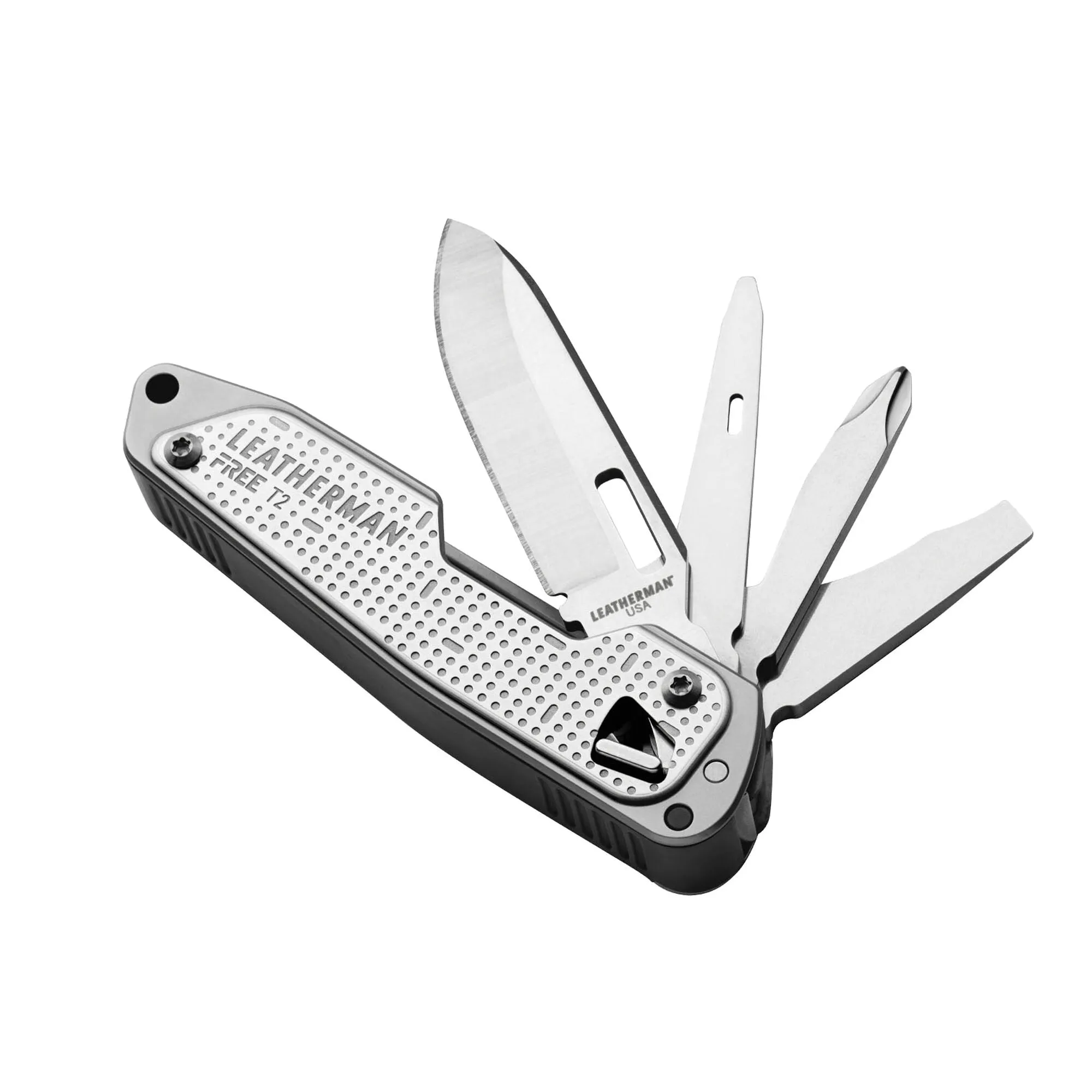 Leatherman® 832681 Multi-Tool, 2.2 in L Blade, Stainless Steel Blade, Nylon Handle, Stainless Steel Handle