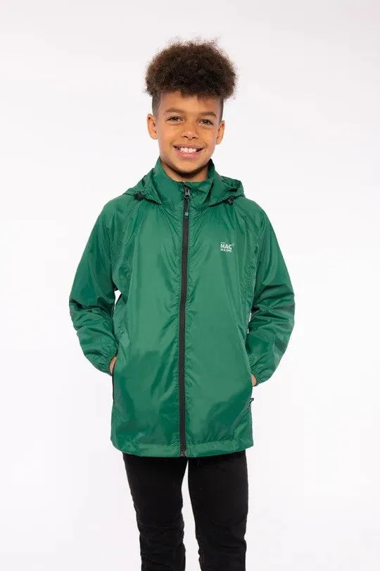 Mac in a Sac Kids Waterproof Breathable Windproof Packable Origin Jacket-BOTTLE