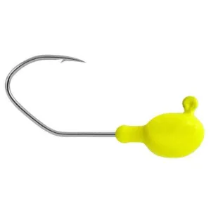 Matzuo Cutter Sickle Jig 1/16oz Chartreuse Qty 10