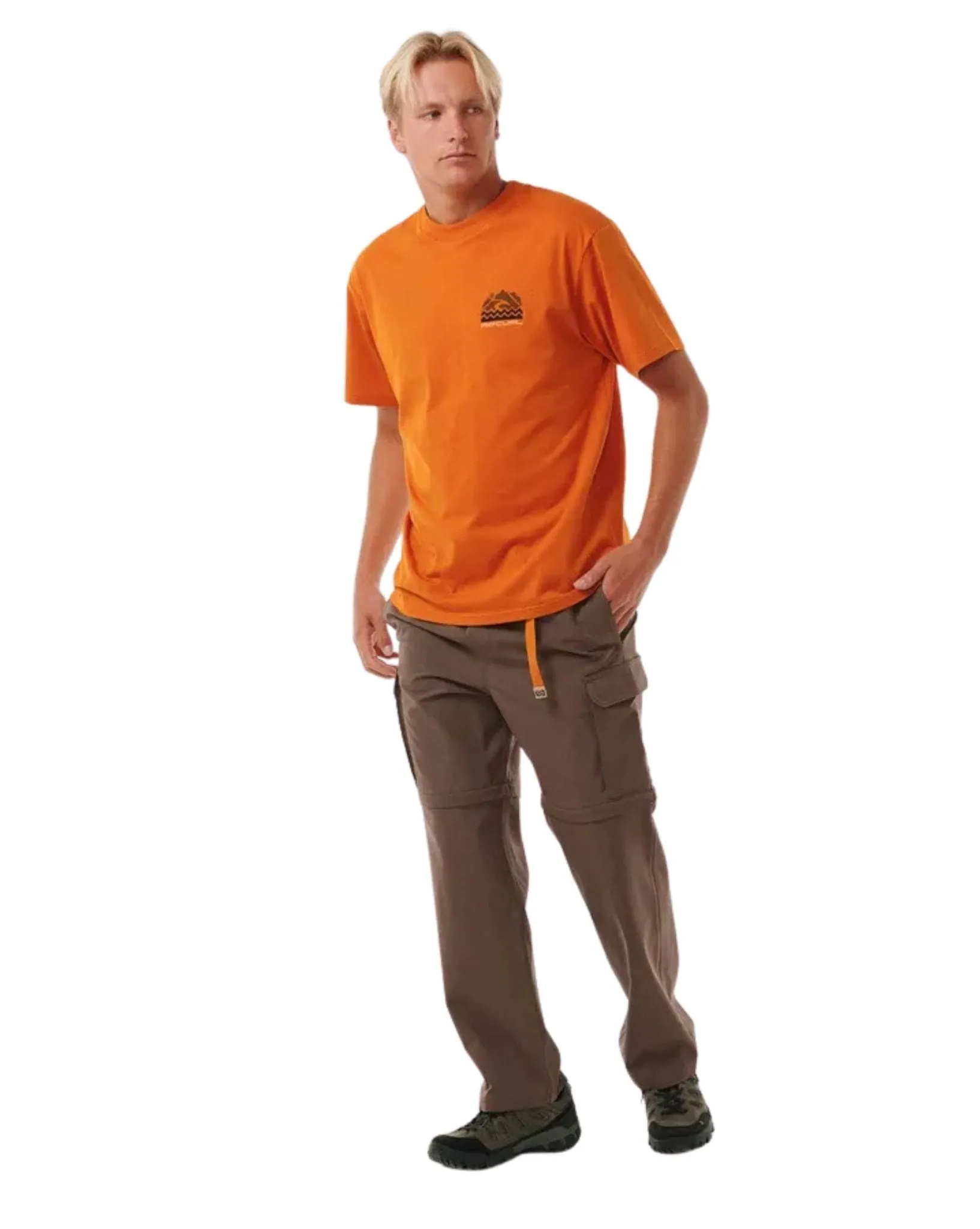 Mens Search Zip Off Pant - Rock