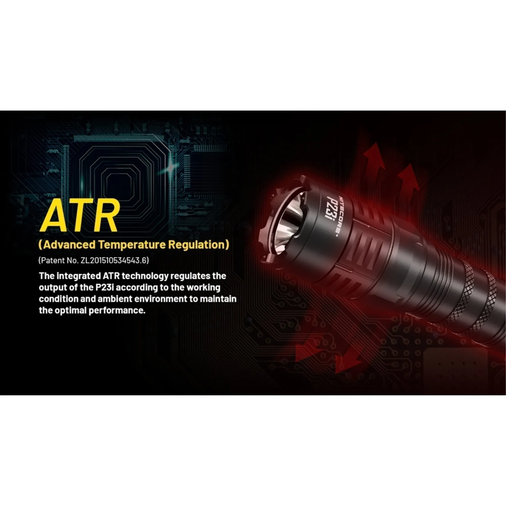 Nitecore P23i 3000 Lumen USB-C Rechargeable Flashlight