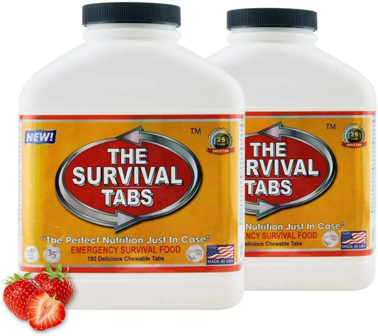 Omniverse Emergency Meal Supply Strawberry 25-Year Shelf Life None GMO Gluten-Free