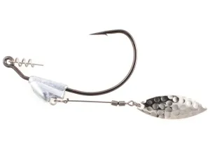 Owner Flashy Swimmer Hooks - Nickel Willow Leaf