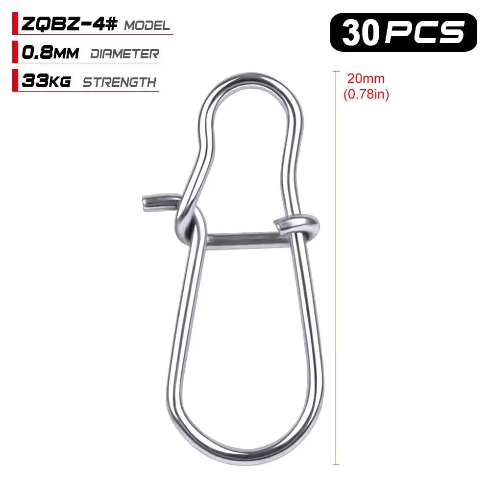 Proberos 30 pcs NiceFastlock Snap 12mm-33.5mm 0#-8#