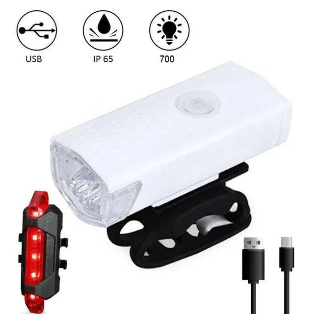 Rechargeable bike lights