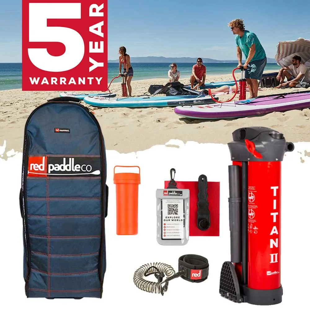 Red Paddle Company 11'3 Sport Inflatable SUP Carbon Nylon Package