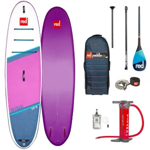Red Ride MSL 10'6 Purple Inflatable Paddle Board Carbon 100 Package 2021