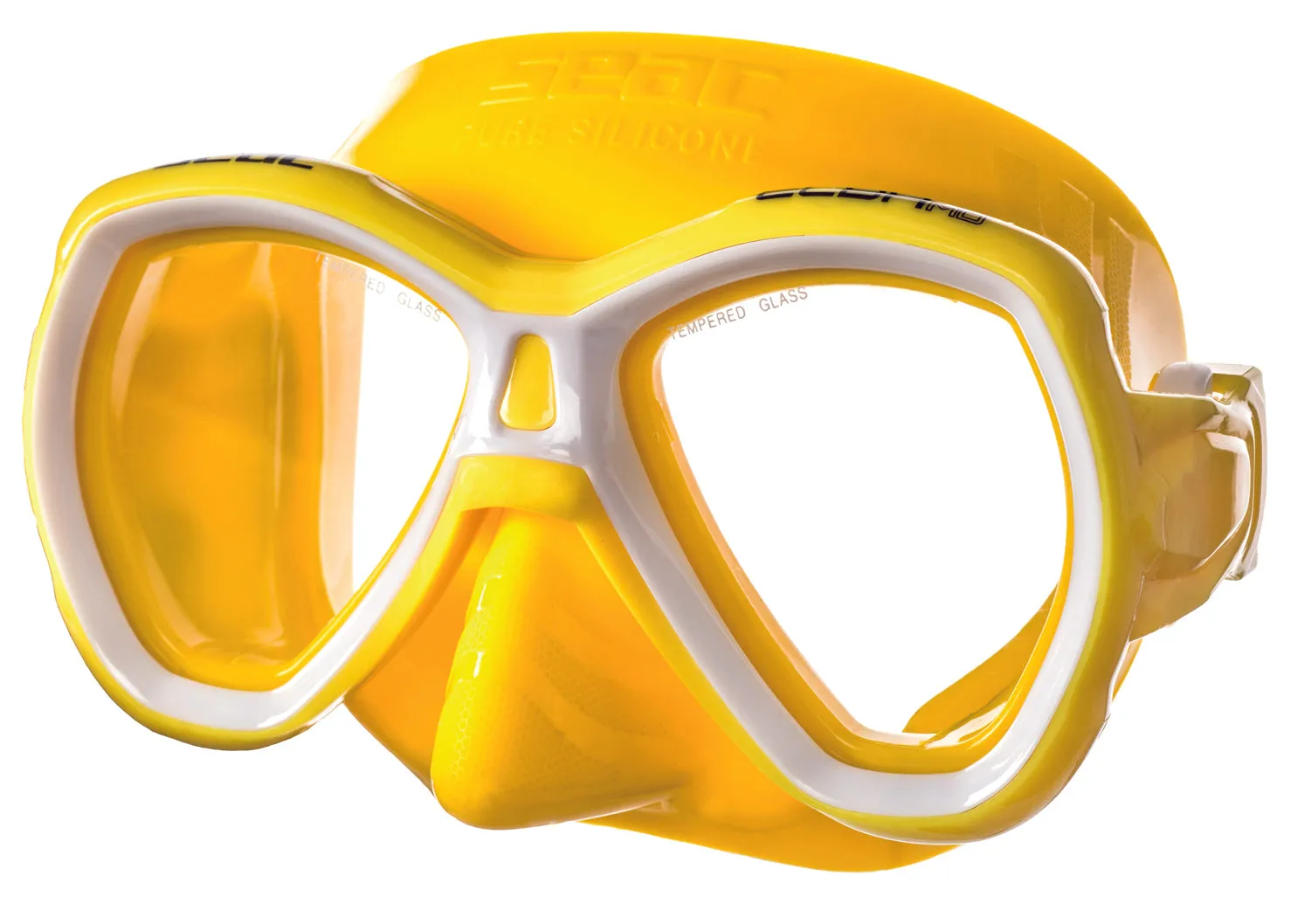 SEAC Elba Snorkeling and Swimming Soft Silicone Dual Lens Mask