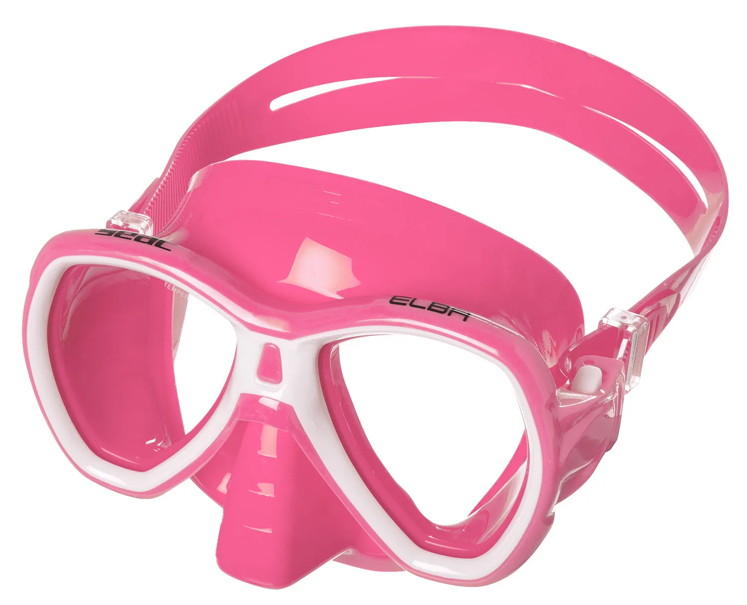 SEAC Elba Snorkeling and Swimming Soft Silicone Dual Lens Mask