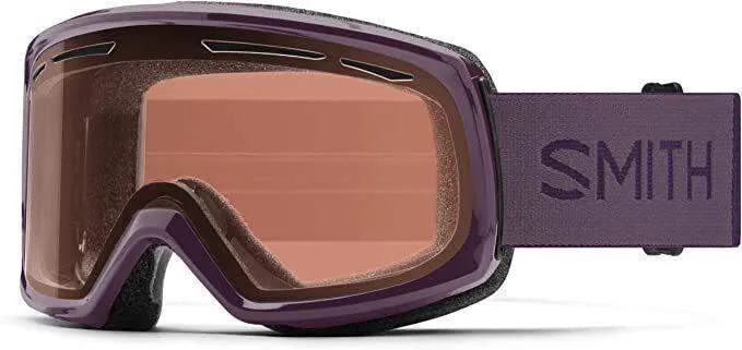 Smith Drift Snow Goggles Ski Goggles Anti-Fog Coating   Cylindrical Carbonic Lens