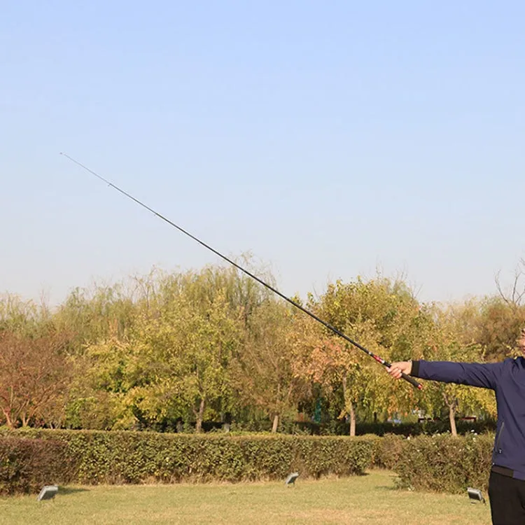 Telescopic Lure Rod Mini Fishing Rod Portable Fishing Tackle, Length: 1.5m(Red Curved Handle)