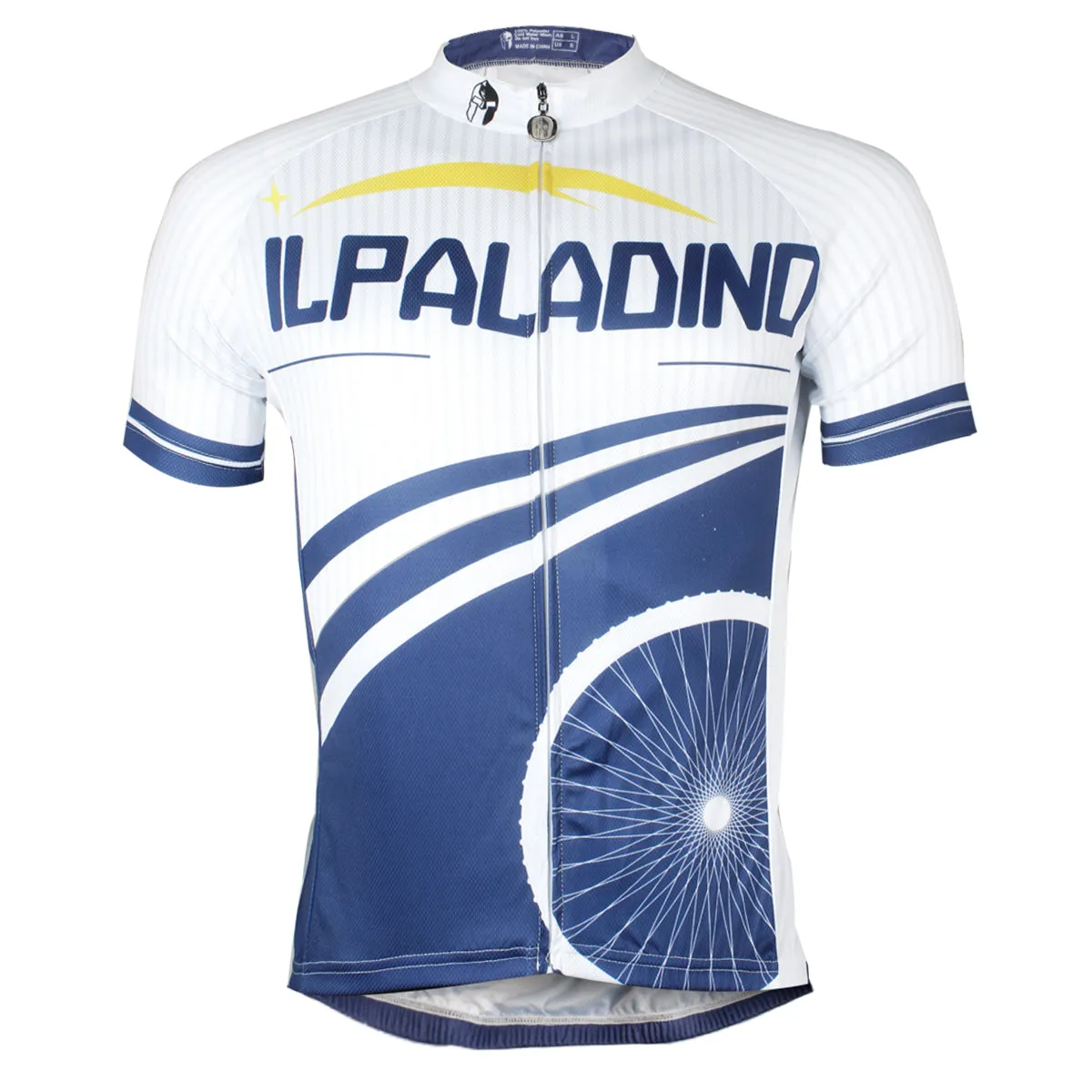 Wheel Men's Mountain Bike Cycling Cycling Jersey Blue and White Summer NO.782