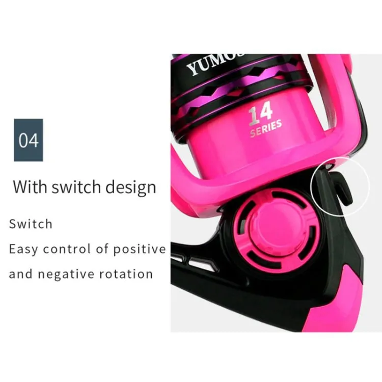 YUMOSHI OE4000 Spinning Wheel Metal Wire Cup Fishing Wheel