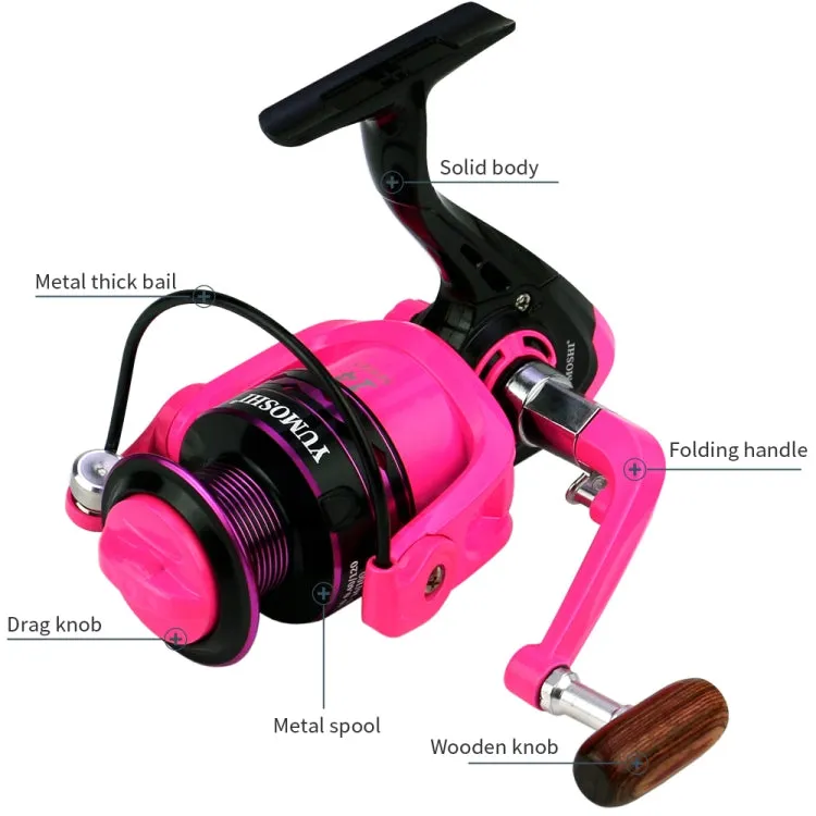 YUMOSHI OE7000 Spinning Wheel Metal Wire Cup Fishing Wheel